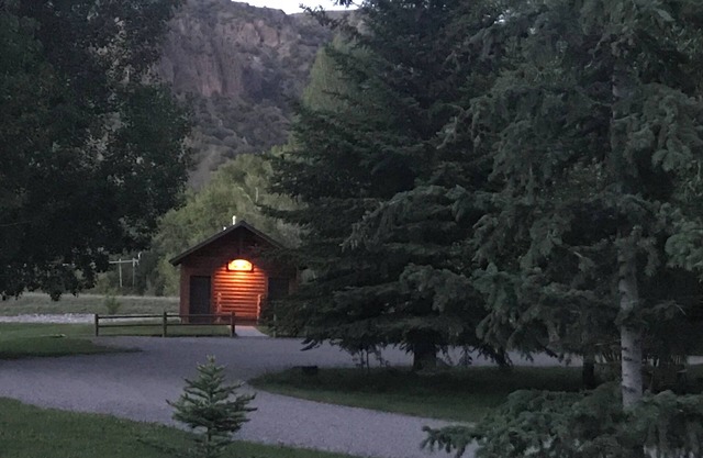 Peaceful 1-bedroom log cabin “Bear” in Ririe