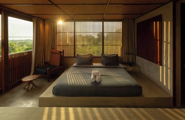 Peaceful one-bedroom villa with private pool, ocean view, and quiet surroundings