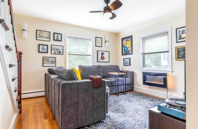 Pet-Friendly Cranston Home w/Fire Pit & BBQ!