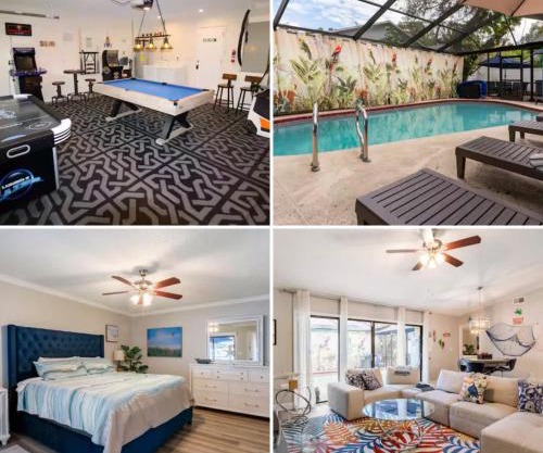 PetFriendlySpaciousHomeByCrystalBeachGameRoomPOOL