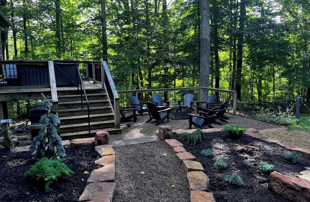 Pine Lane is your cozy, pet-friendly escape -w/hot tub, fire pit, & peaceful vibes near Mohican