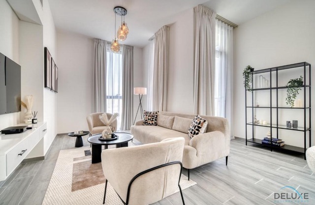 Placid 2BR with Assistant Room at Mesk 1 Midtown Dubai Production City by Deluxe Holiday Homes