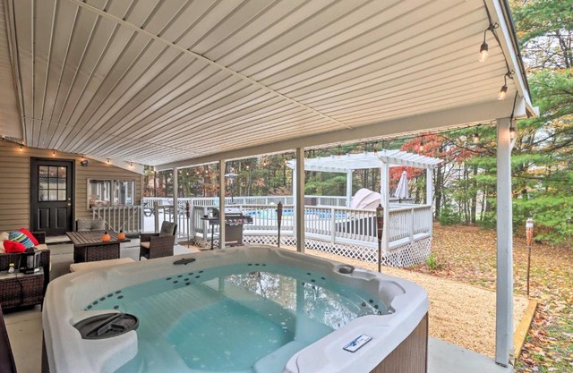 Pocono Home with Hot Tub, Fireplace and Game Room!