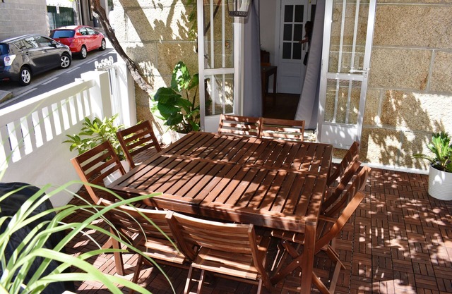 Portonovo (Sanxenxo): beach, terrace and barbecue