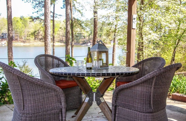PRIVATE BOAT DOCK AND ONLY 8 STAIRS TO THE WATER