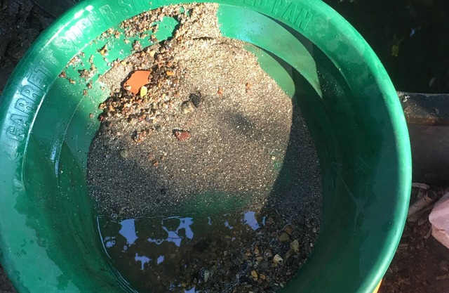Private campsite with gold panning