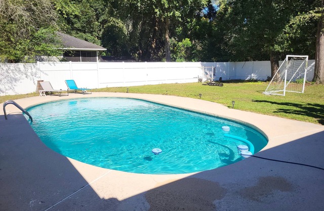 Private pool in a spacious 3/2 NORTH FL home.