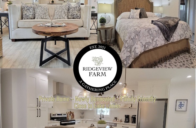 Private Retreat - Renovated - Close to Lake Lanier and Road Atlanta