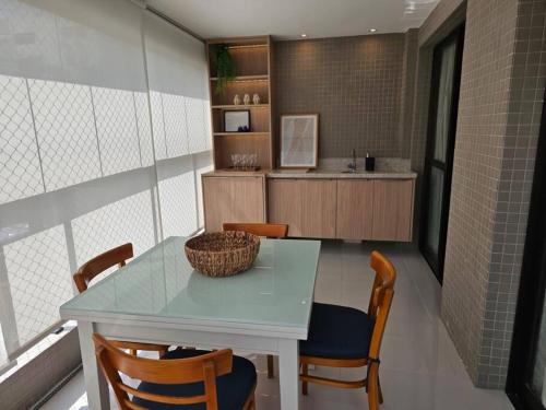 Quarto e sala em Ondina, Salvador, Bahia, decorado