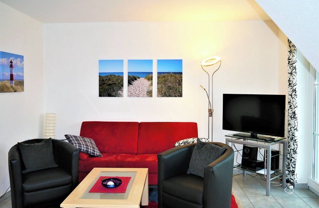 quiet apartment for up to 4 people, incl. Bed linen, S-W-balcony