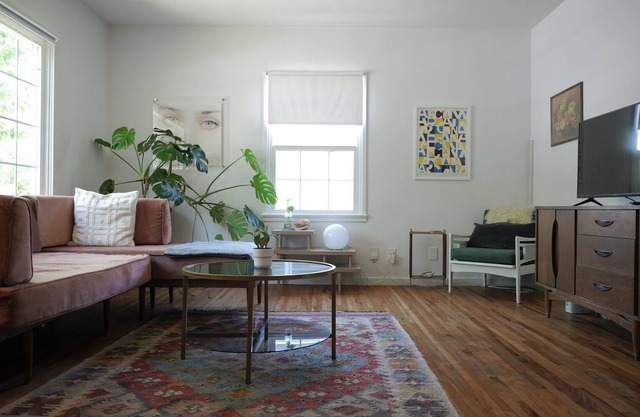 Quiet Boho Mid Home with Garden Cowboy Pool