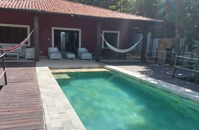 quiet holiday home with private pool and terrace with garden in Pipa