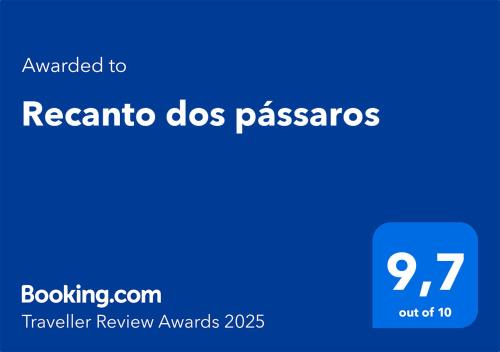 Recanto dos pássaros