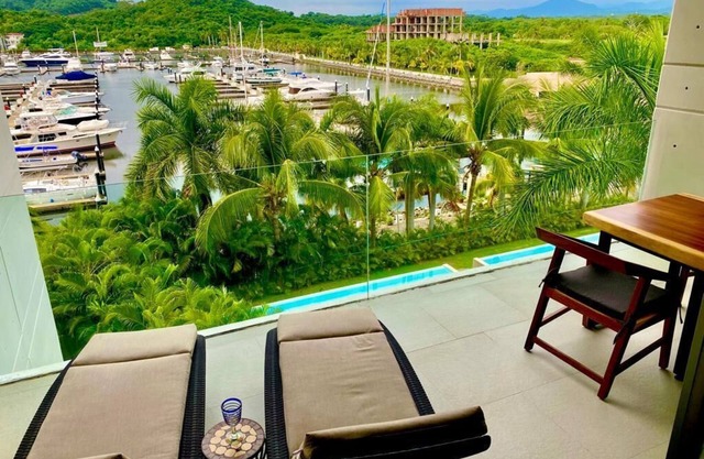 Relax in front of Ixtapa's beautiful Marina.