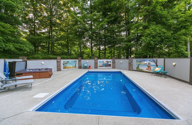 Resort style living - heated pool, hot tub, game room, pond and ample parking!