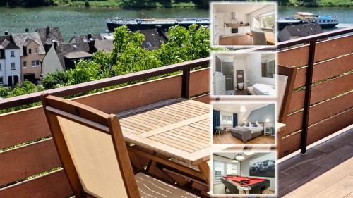 Riesling Appartement for 2 - 4 People - Billiards - Balcony with Mosel View - Parking - Wine Barrel Bar - Fully Equipped Kitchen - Netflix - WaipuTV - 3 km from Cochem