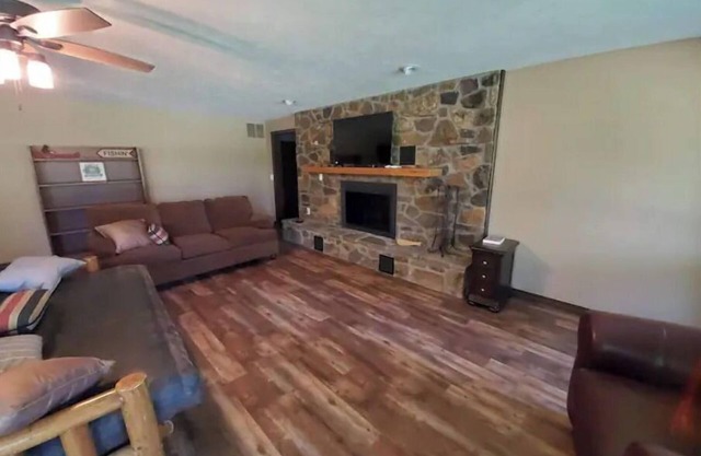 Riverfront Lodge on 10 Acres with Large Dock