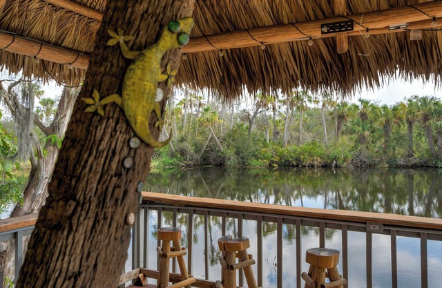 Riverside Breeze! Tropical Retreat w Tiki Hut