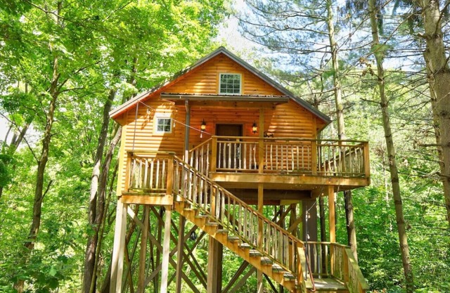 Romantic Treehouse Getaway with Treetop Views