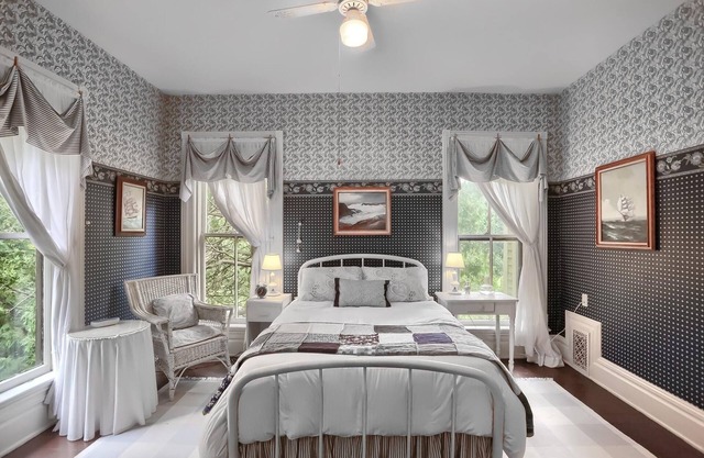 Room 4 at The Vintage Inn Boutique B&B. Gourmet food and cocktails included!