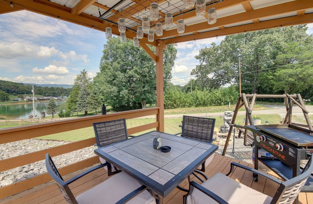 Rustic Bean Station Studio w/Deck & Water Views!