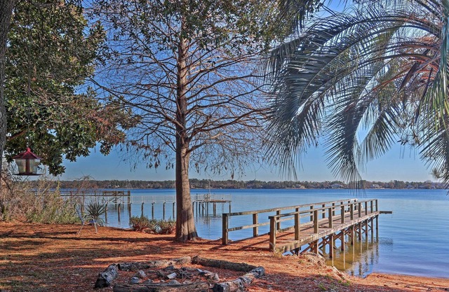 Rustic Escape on Lake Murray w/ Fire Pit + Balcony