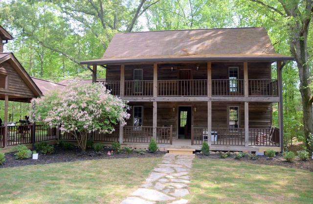 Rustic farm is a secluded place to let the family gather in a big outdoor space.