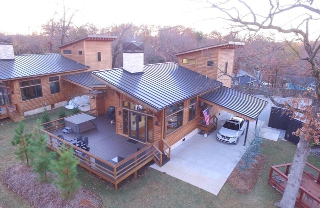 Rustic, Modern Lakeside Home w/Hot Tub & Firepit!