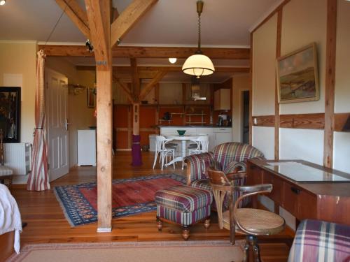 Rustic-style Apartment in Buschenhagen with Garden