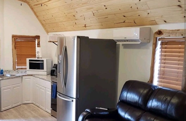 Rustic Tiny Cabin with private hot tub 7mins from downtown