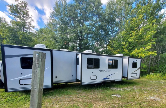 RV campsite on private Lot north end of Leech Lake