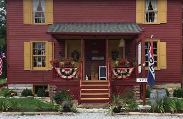 Sassafras Creek Cabin, located in the Ste. Genevieve National Historical Park