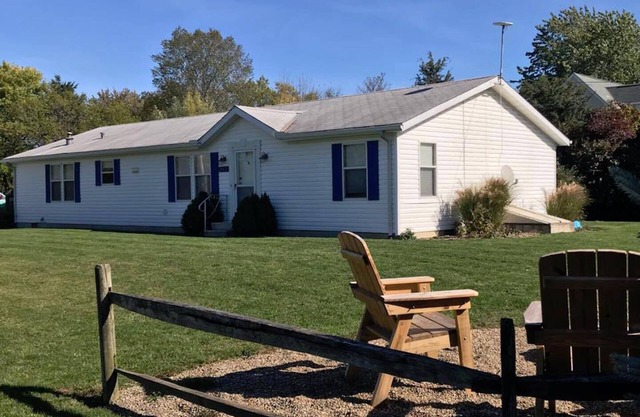 Screened in back porch is a haven!