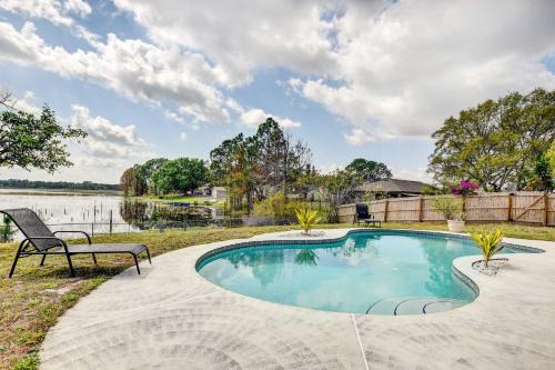 Screened Porch Waterfront Home in Deltona!
