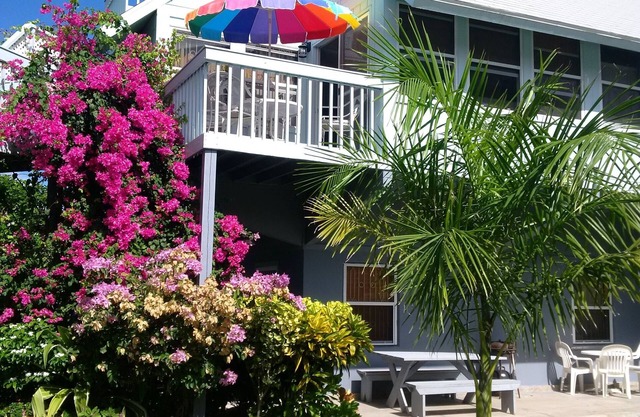 Sealofts37 Nestled in a Quiet Tropical Garden. Pool View, on the beach.