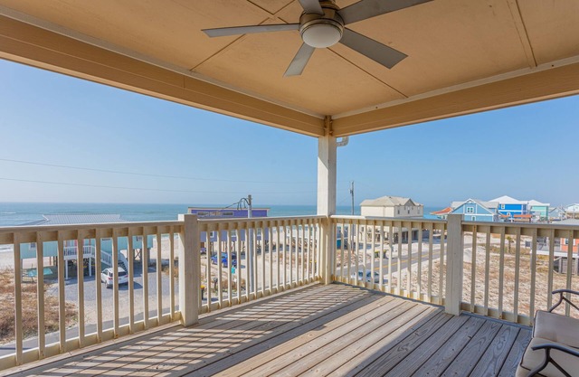 Seas The Day! at our HUGE beach property with a Heated Pool!