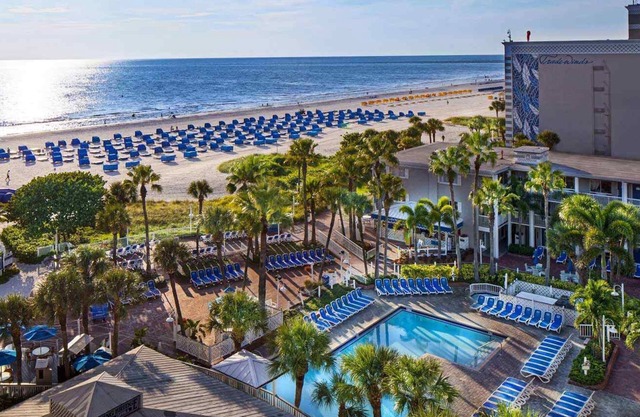 Seaside Room With Balcony in St. Pete Beach, Onsite Pools, Parking!