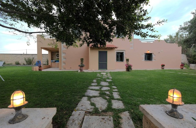 Seaview Traditional Villa Among Olive Trees 500 Metres from Sandy Beach