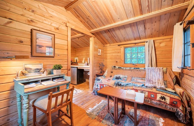 Secluded in the woods of a 40 acre property