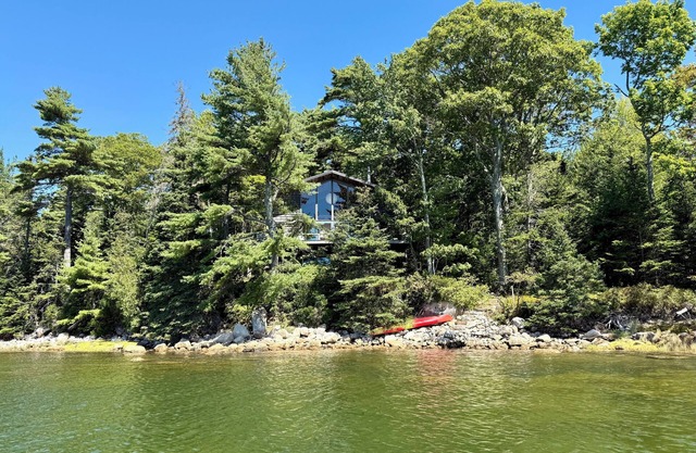 Secluded ocean-front on Mount Desert Island, Acadia National Park.