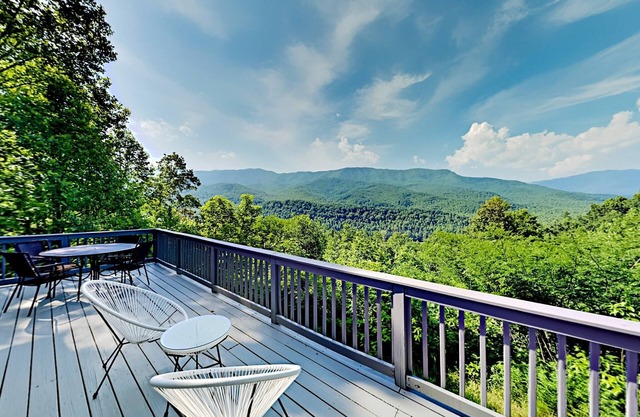 Secluded Unobstructed Panoramic Mtn View w/Dual Suites+Loft+ Game Room+Hot Tub