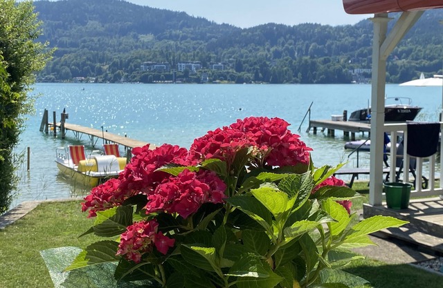 SEEHAUS directly on Lake Wörthersee with its own beach