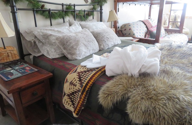 Self care Spa amenities Remote wilderness location no crowds.nAdequate vehicle!