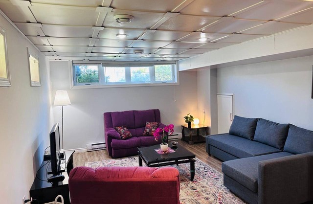 Separate Well-decorated and Equipped , Spacious 2-Bedroom (Entire) Basement