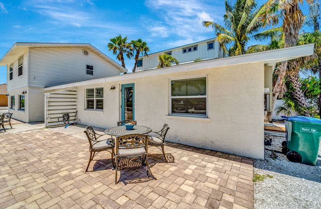 Serene oceanfront suite with Gulf view, grill, patio, central AC, & W/D