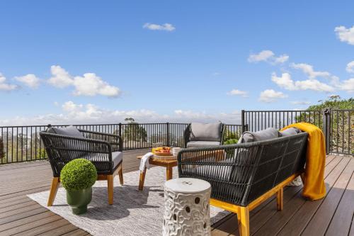 Serene Oceanview Escape with Expansive Deck home