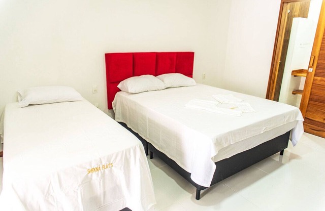 Shekna Flat com Wi-Fi na Praia Pontal de Maceió/CE