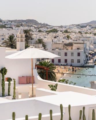 Simple House Mykonos Sunset