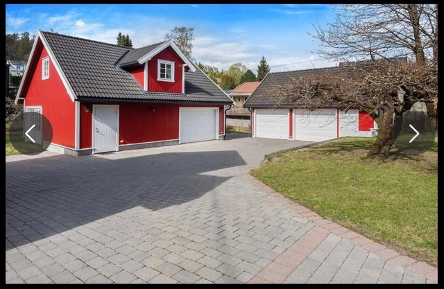 Sjarmerende gjestehus med stor hage i Sandvika