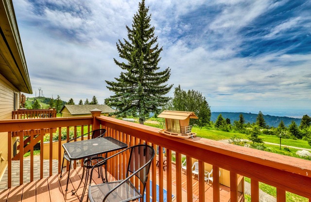 Ski-in/ski-out condo with panoramic views